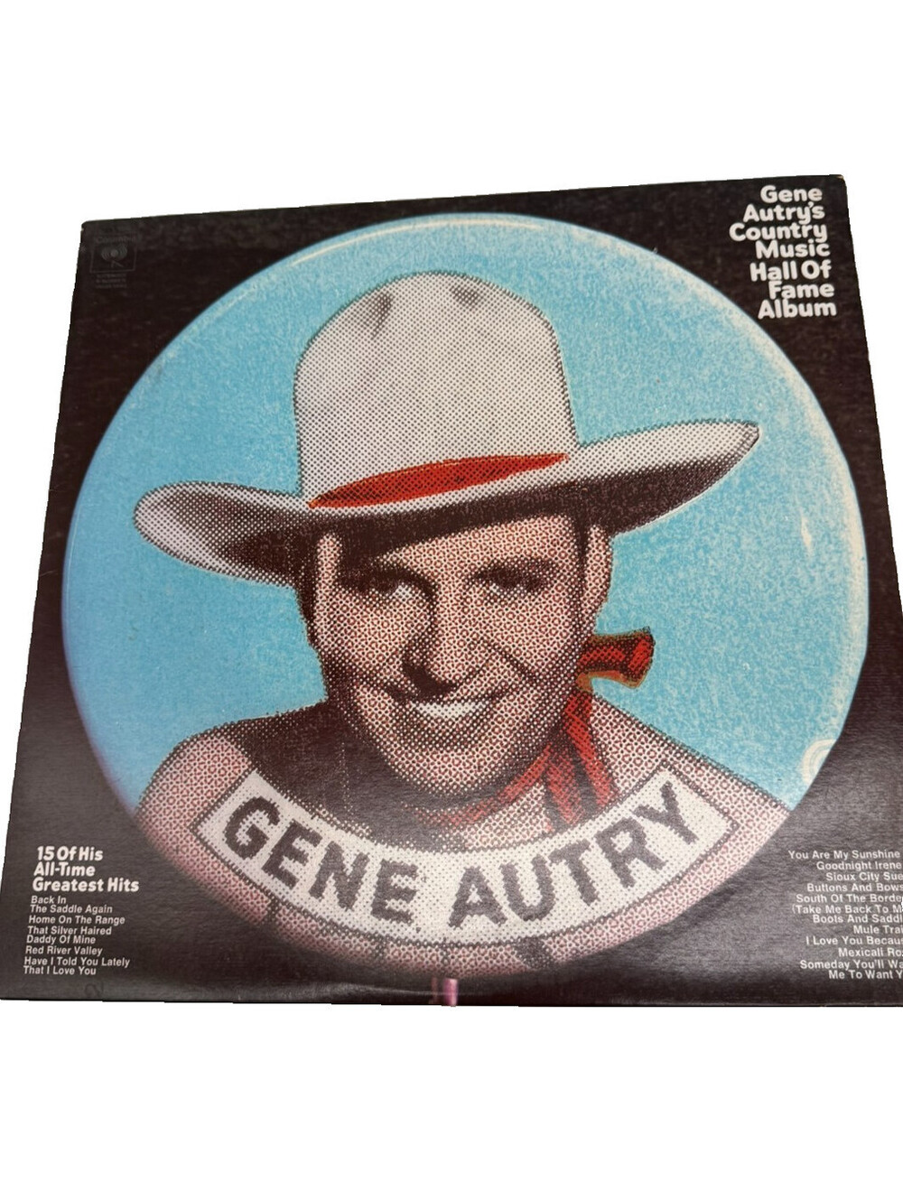 GENE AUTRY’S COUNTRY MUSIC HALL OF FAME ALBUM LP COLUMBIA CS 1035 VINTAGE VINYL